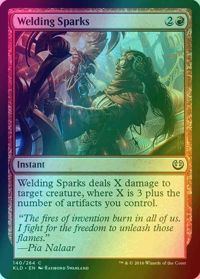Welding Sparks [140] [Kaladesh] [Foil]