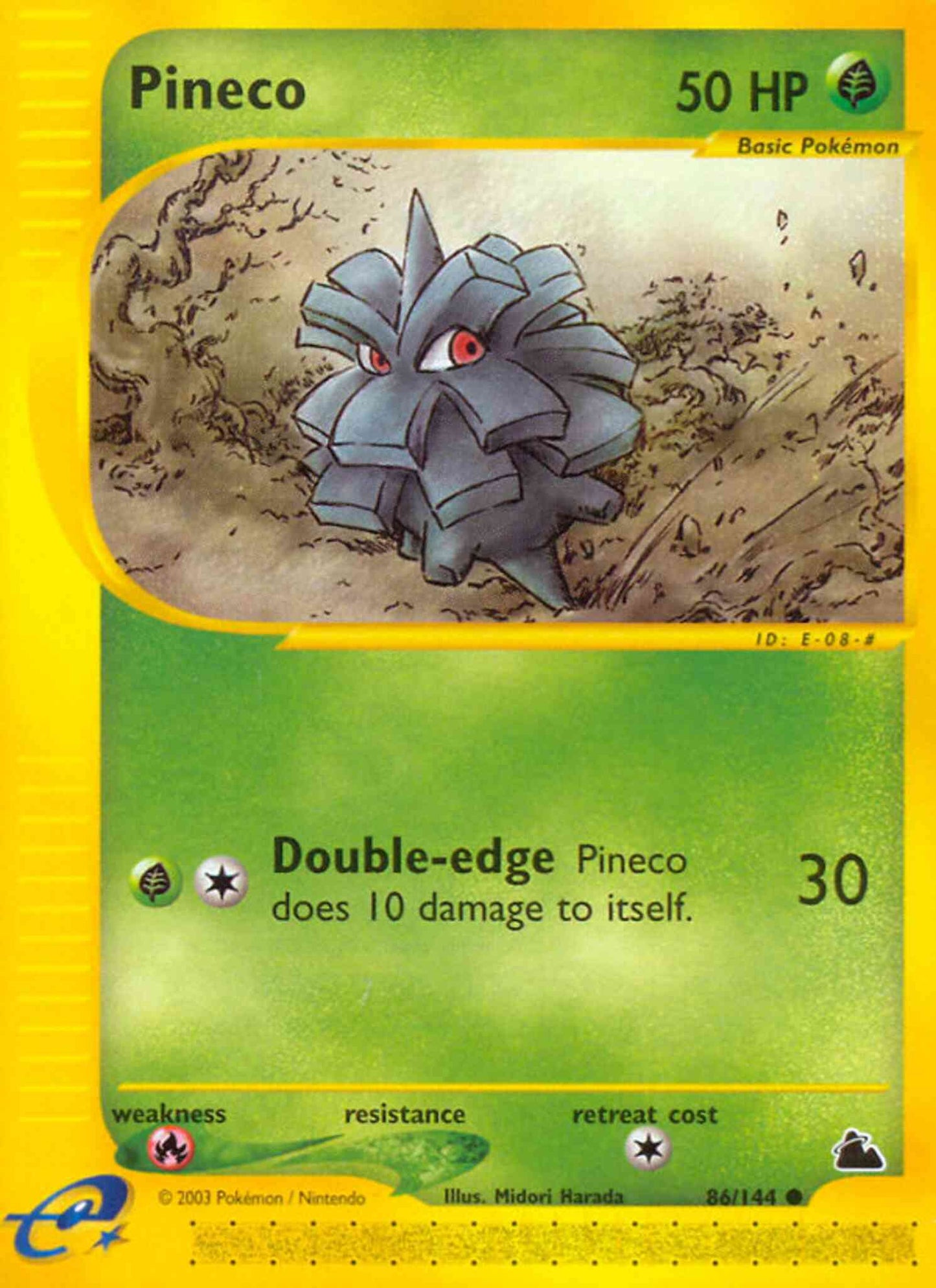 Pineco - 86/144 - Common [ecard3-86] [Non-Holo]