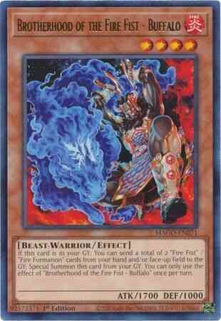 Brotherhood of the Fire Fist - Buffalo - MAGO-EN071 - Rare - 1st Edition