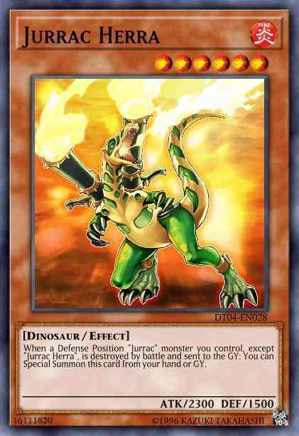 Jurrac Herra - DT04-EN028 - Duel Terminal Rare Parallel Rare - Duel Terminal