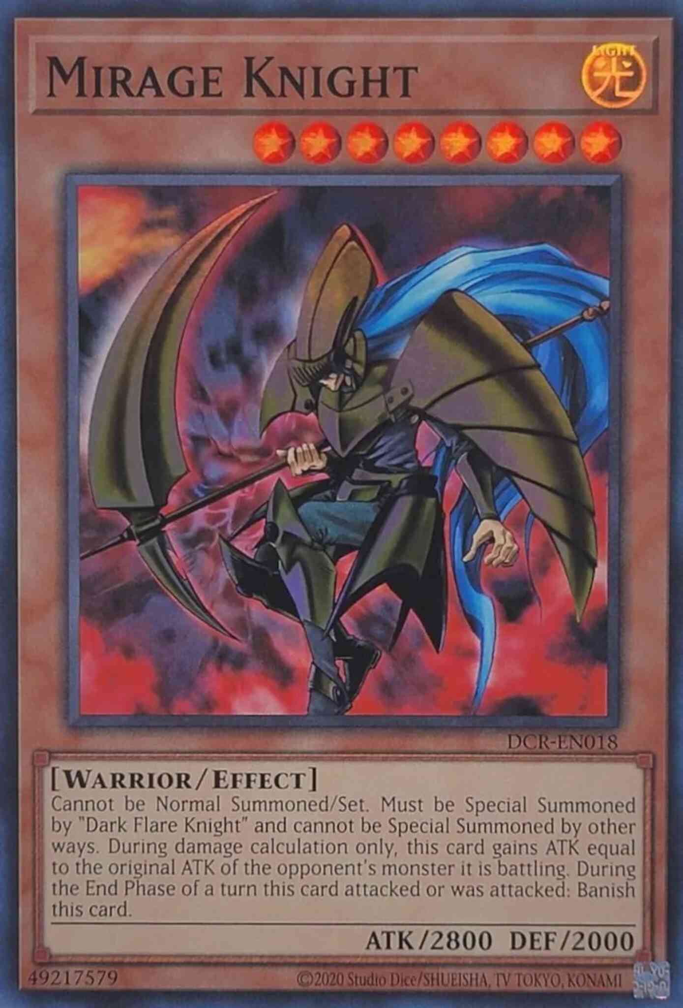 Mirage Knight - 25th Anniversary - DCR-EN018 - Super Rare - Unlimited