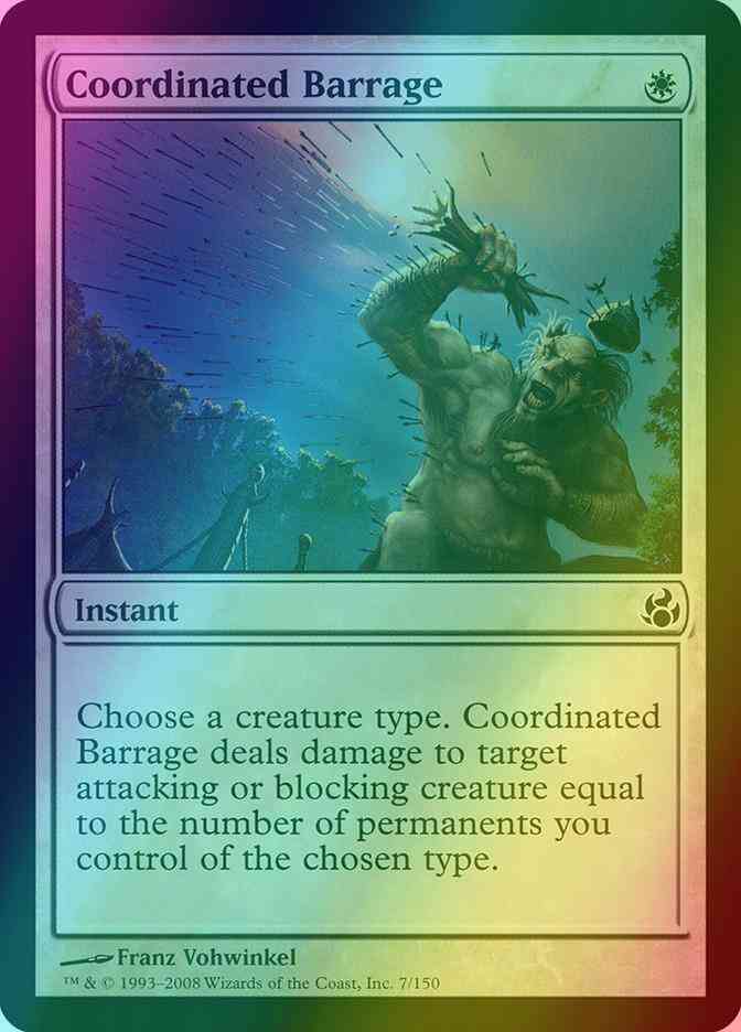 Coordinated Barrage [7] [Morningtide] [Foil]