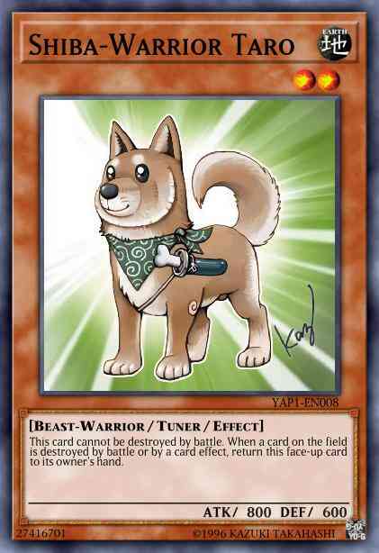 Shiba-Warrior Taro - YAP1-EN008 - Ultra Rare - Limited