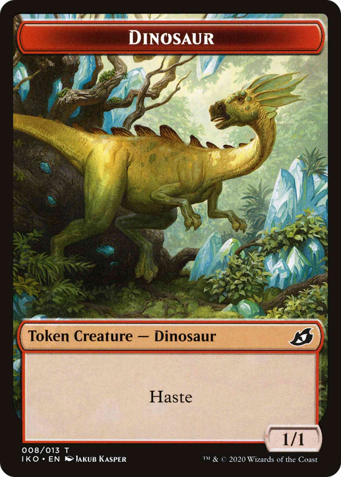 Dinosaur Token [08] [Ikoria Lair of Behemoths Tokens] [Non-Foil]