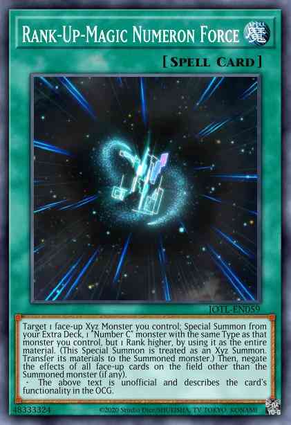 Rank-Up-Magic Numeron Force - PGL2-EN059 - Gold Rare - Unlimited