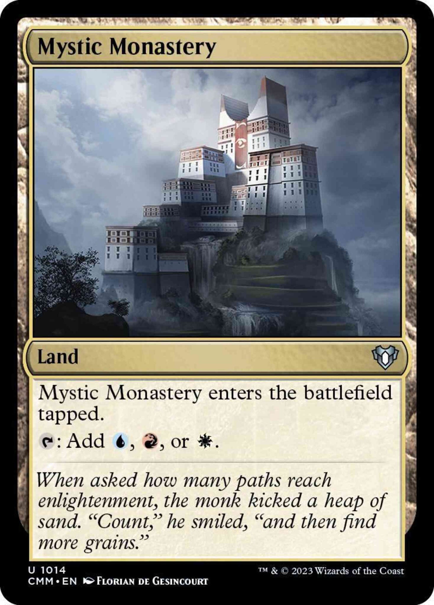 Mystic Monastery [1014] [Commander Masters] [Non-Foil]