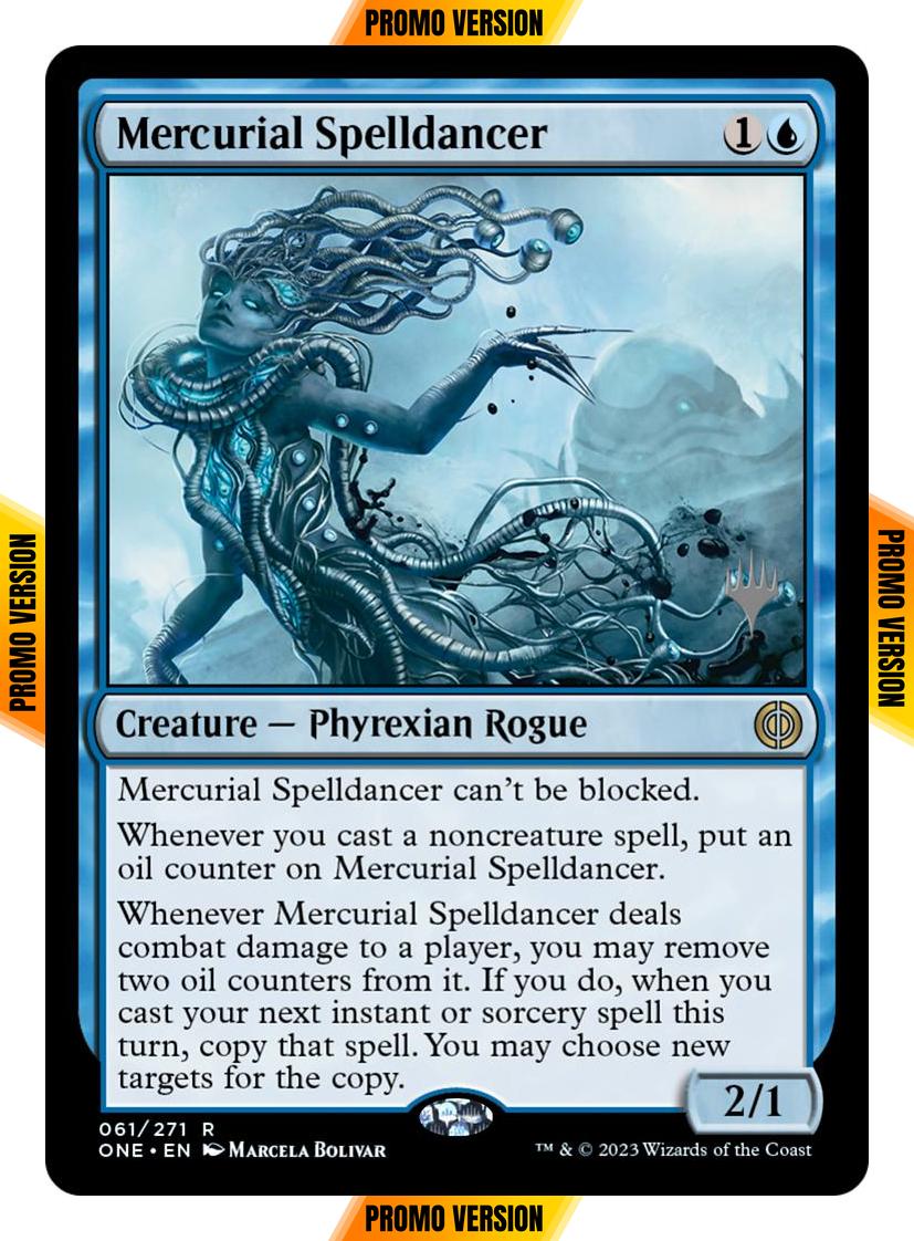 Mercurial Spelldancer [61p] [Promo Pack] [Phyrexia: All Will Be One: Promos] [Non-Foil]