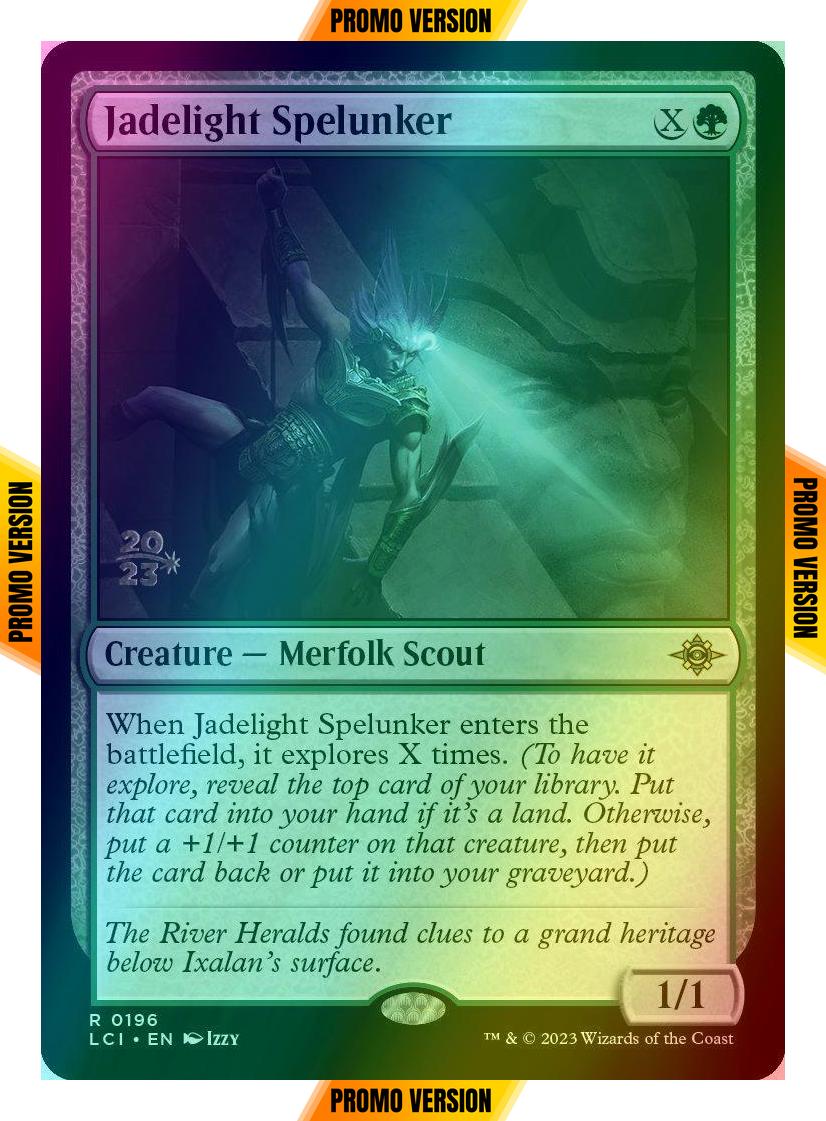 Jadelight Spelunker [196s] [Prerelease] [The Lost Caverns of Ixalan: Promos] [Foil]
