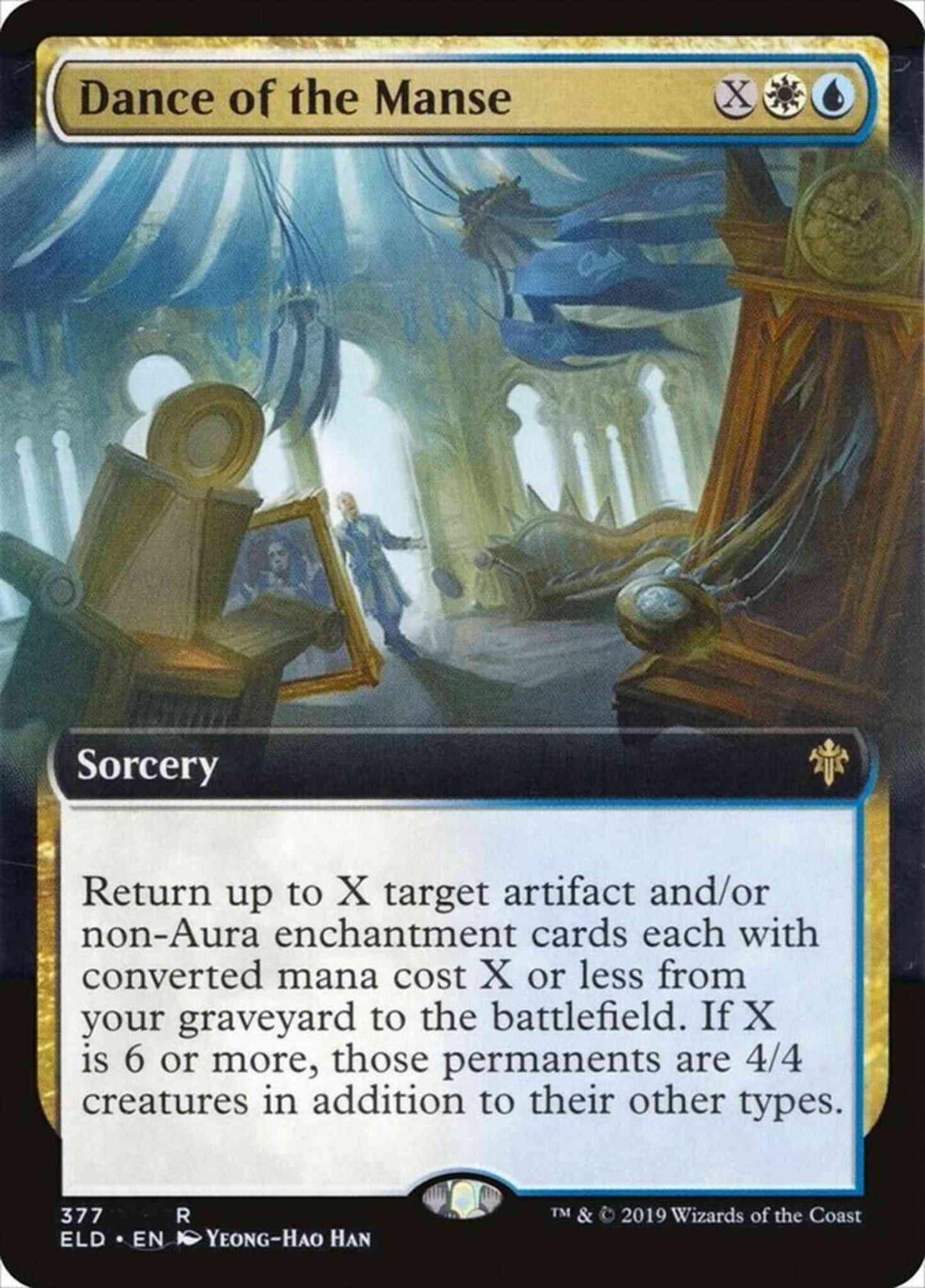 Dance of the Manse [377] [Extended Art] [Throne of Eldraine] [Non-Foil]