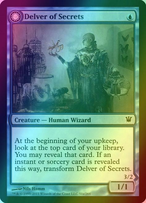 Delver of Secrets // Insectile Aberration [51] [Innistrad] [Foil]
