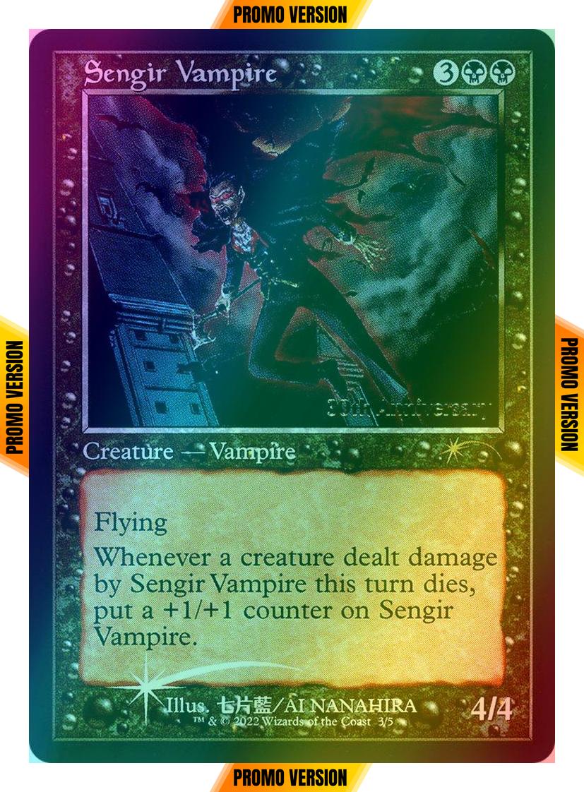 Sengir Vampire [3x] [Retro Frame] [30th Anniversary History Promos] [Foil]