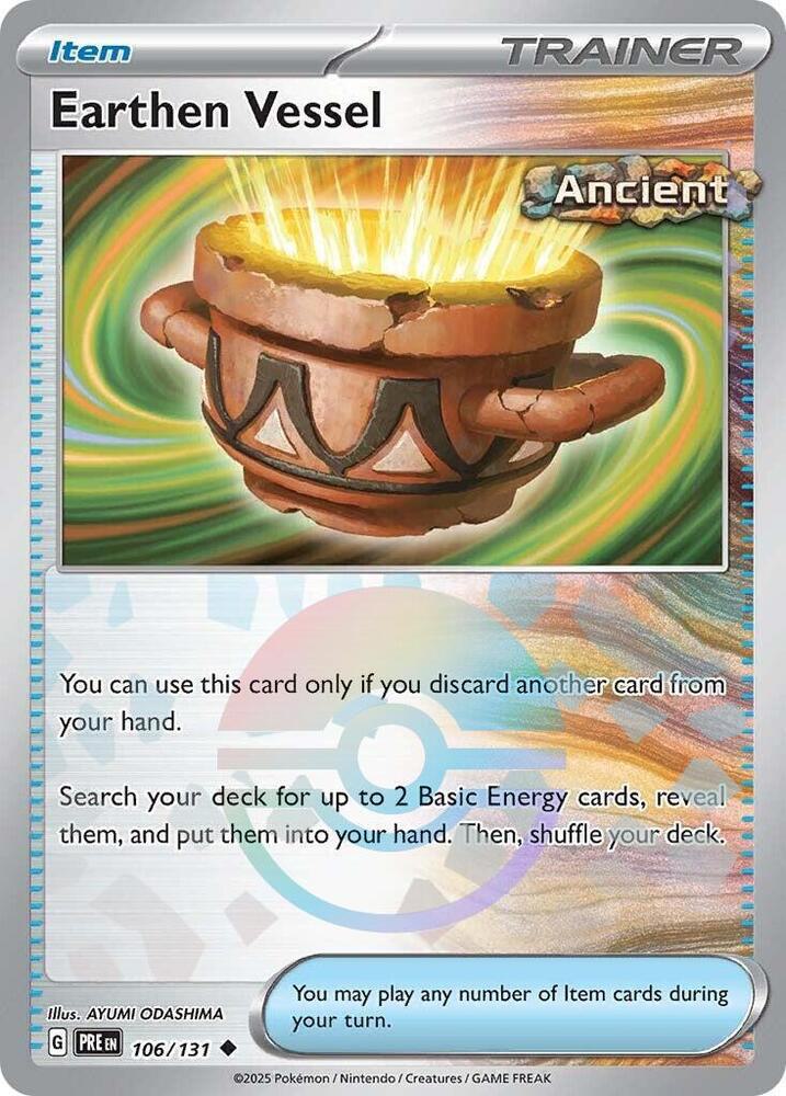 Earthen Vessel - Poké Ball Pattern - 106/131 - Uncommon [sv085-106] [Reverse Holo]