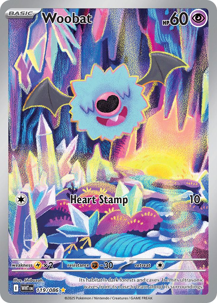 Woobat - 119/086 - Illustration Rare [sv105w-119] [Ultra]