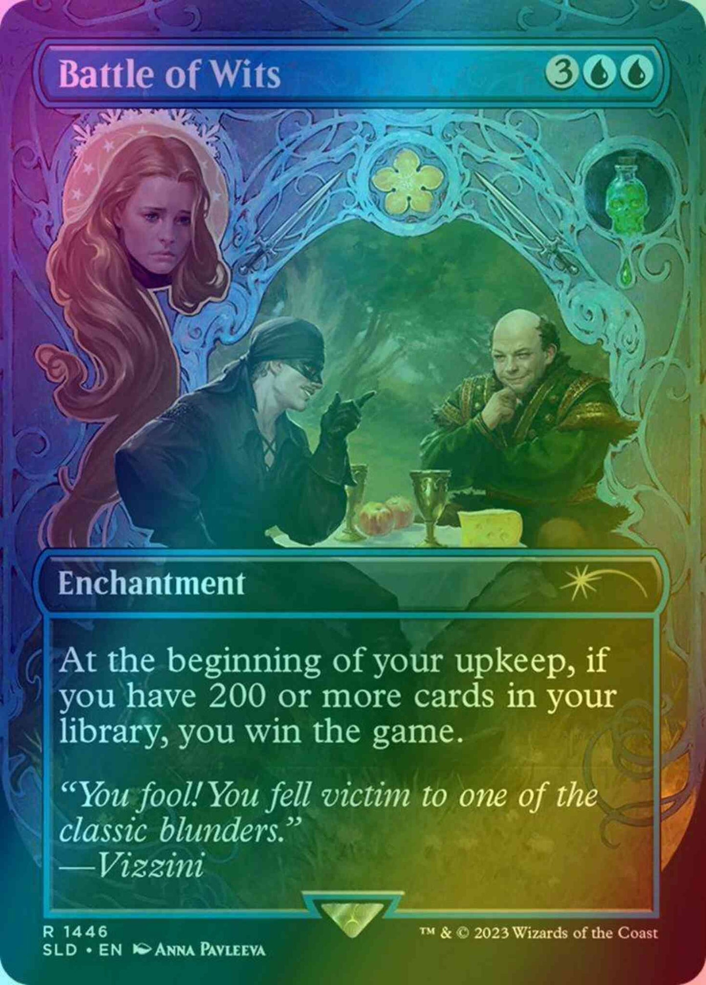 Battle of Wits [1446] [Borderless] [The Princess Bride] [Secret Lair Drop] [Foil]