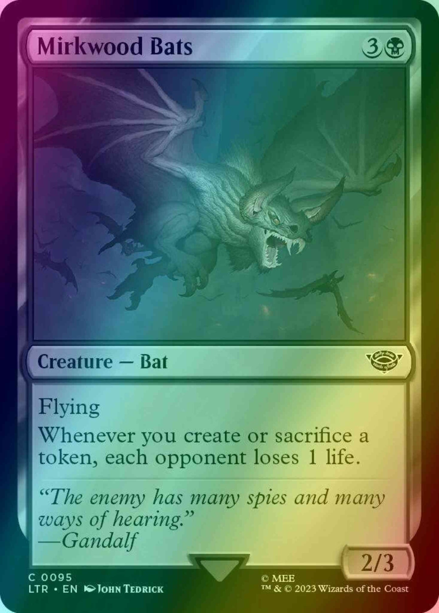 Mirkwood Bats [95] [The Lord of the Rings: Tales of Middle-earth] [Foil]