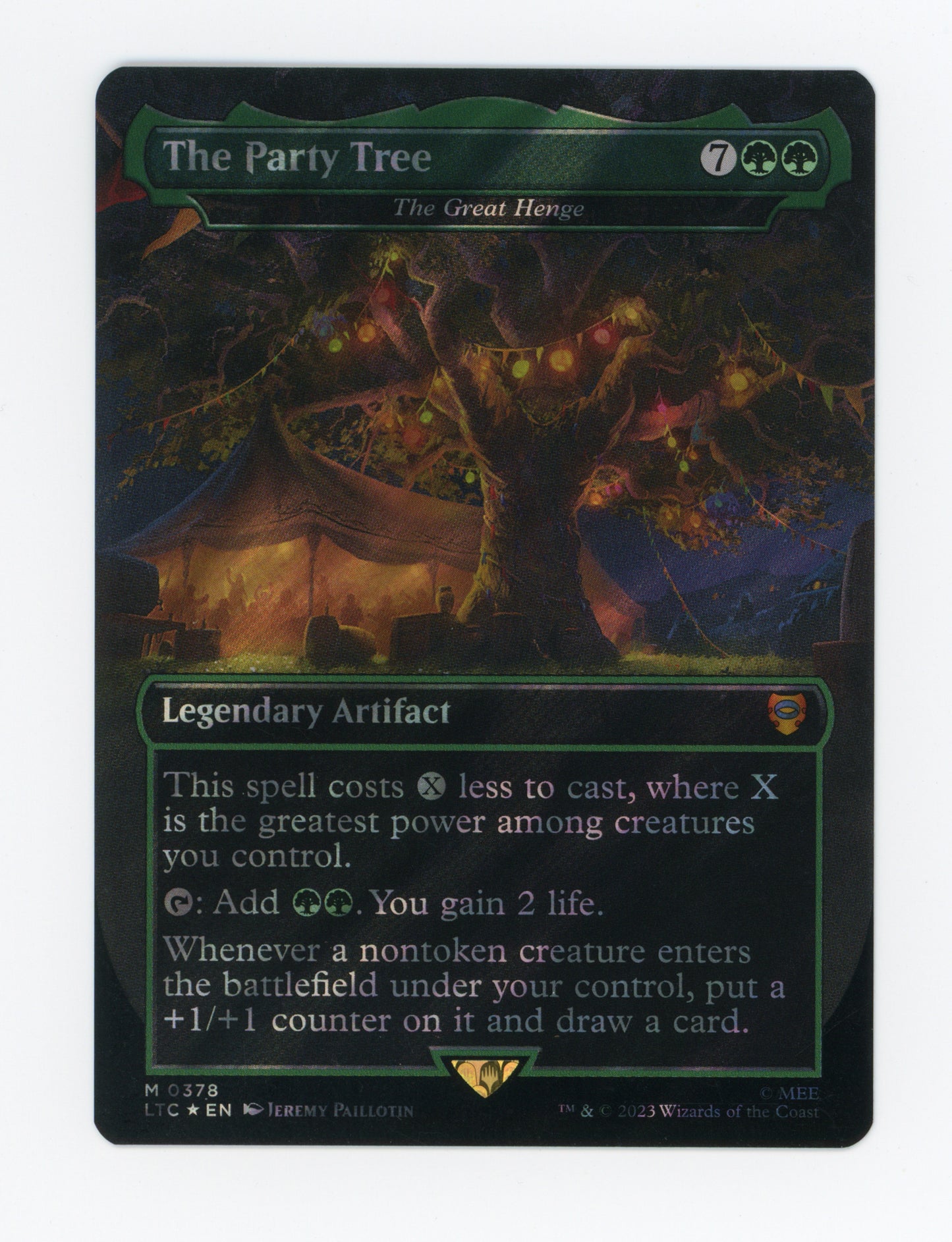The Party Tree - The Great Henge — Borderless|Realms and Relics|Surge Foil — ID 19833