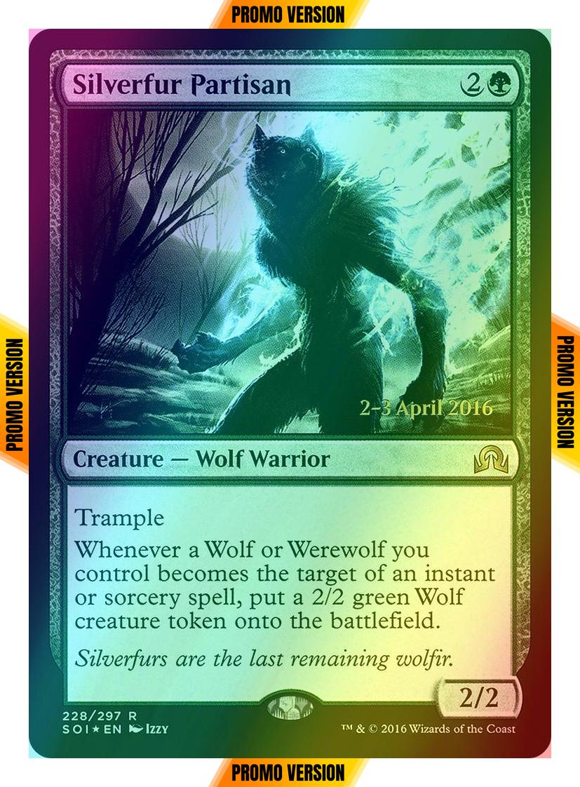 Silverfur Partisan [228s] [Shadows over Innistrad Promos] [Foil]