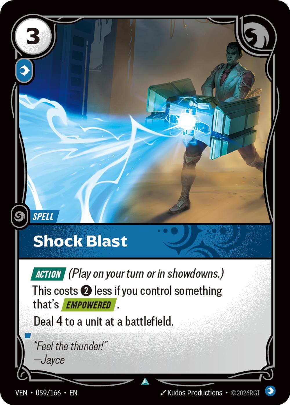 Shock Blast - 059/166 [Vendetta] [Non-Foil]