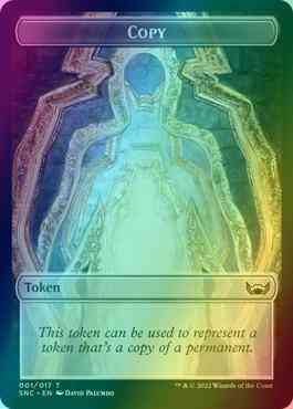 Copy Token (01) // Treasure Token (13) [Streets of New Capenna: Tokens] [Foil]