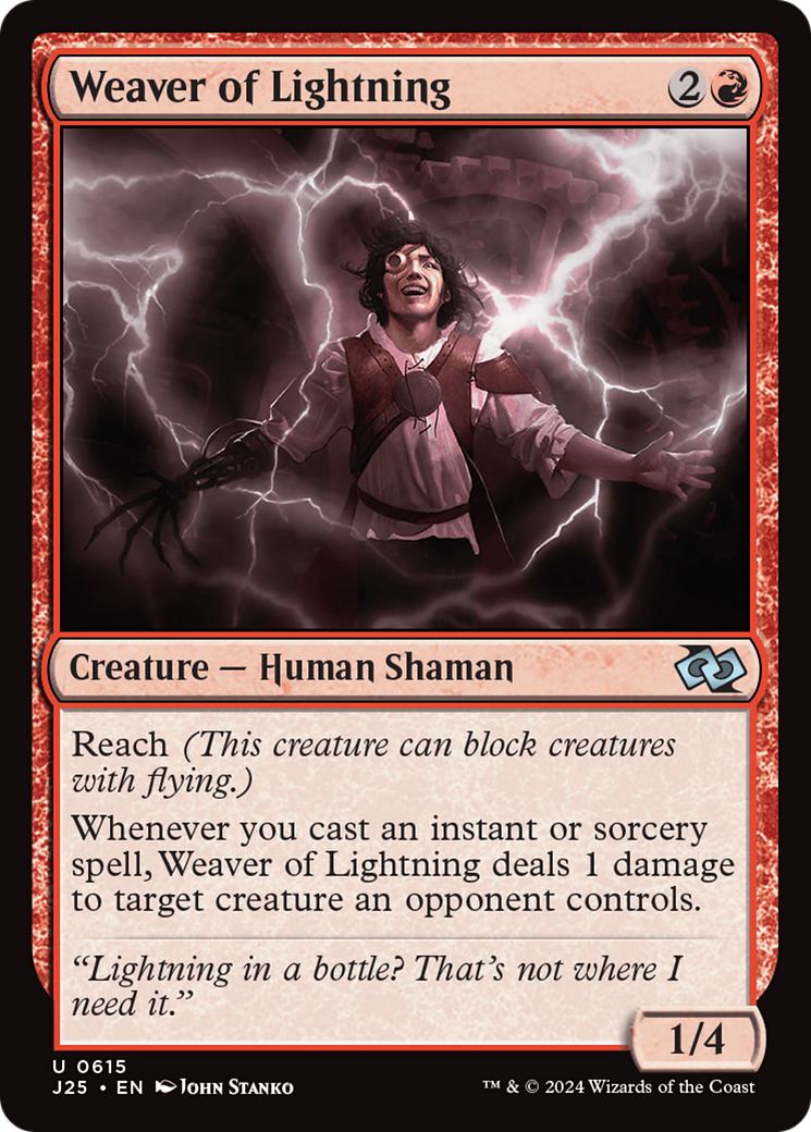 Weaver of Lightning [615] [Foundations: Jumpstart] [Non-Foil]