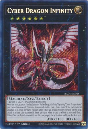Cyber Dragon Infinity - RA04-EN068 - Secret Rare - 1st Edition