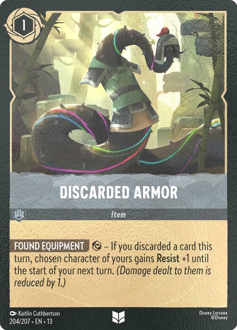 Discarded Armor - 204/204 [Attack of the Vine!] [Cold Foil]