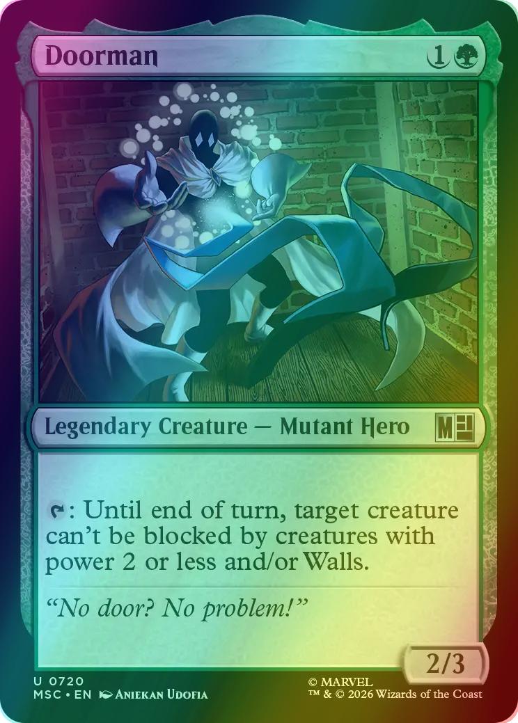 Doorman [720] [Jumpstart] [Marvel Super Heroes: Commander] [Foil]