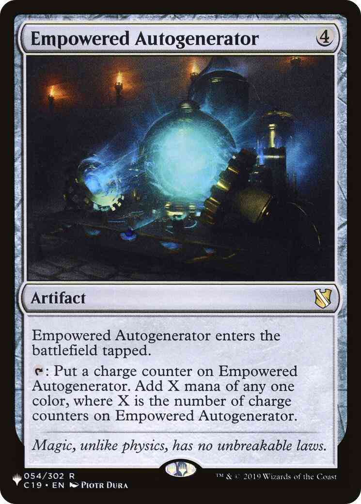 Empowered Autogenerator [C19-54] [The List] [Non-Foil]