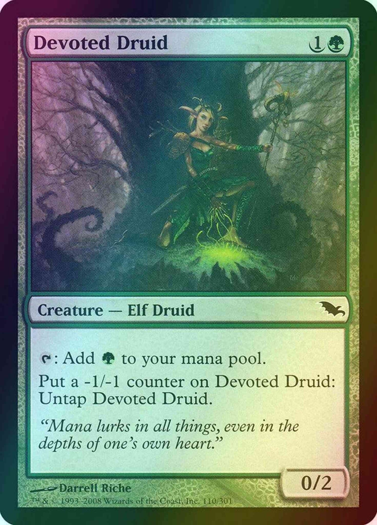 Devoted Druid [110] [Shadowmoor] [Foil]