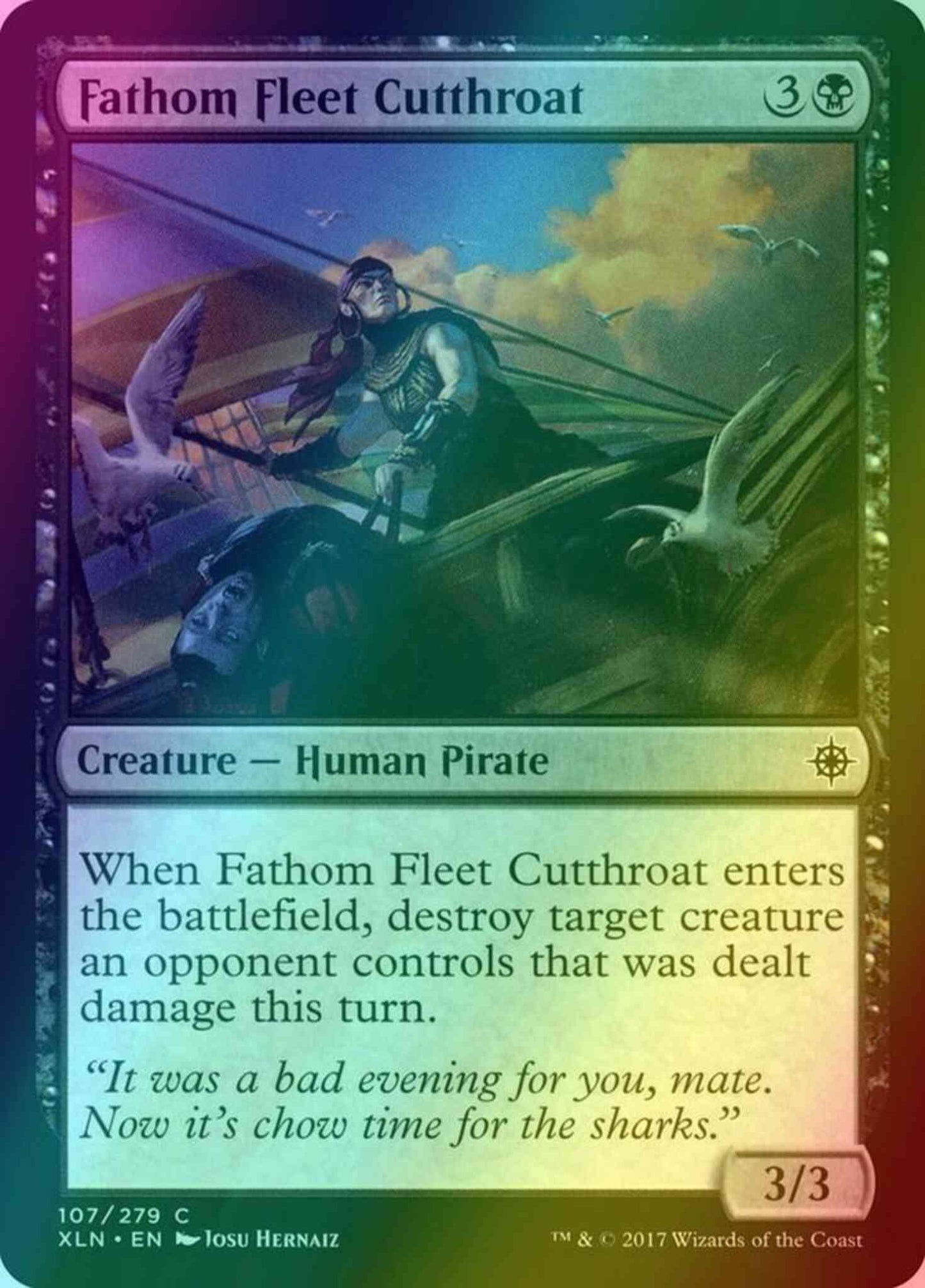 Fathom Fleet Cutthroat [107] [Ixalan] [Foil]
