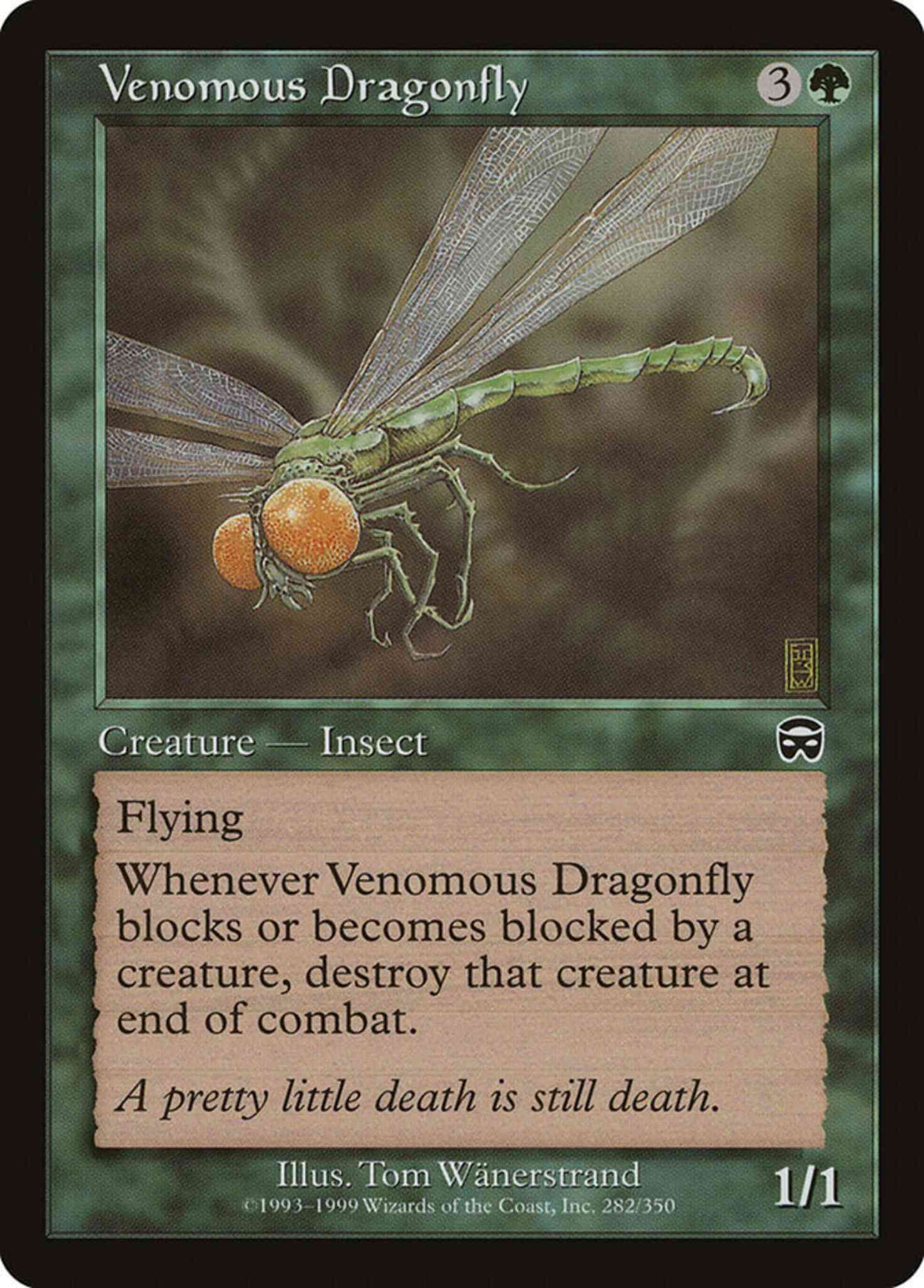 Venomous Dragonfly [282] [Mercadian Masques] [Non-Foil]