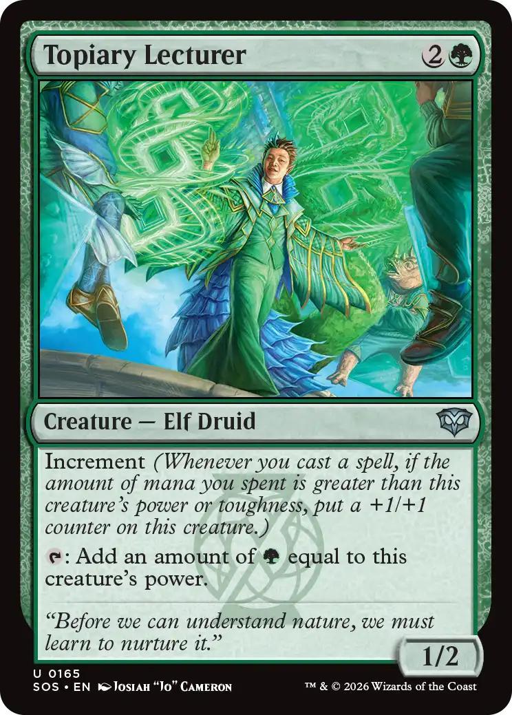 Topiary Lecturer [165] [Secrets of Strixhaven] [Non-Foil]