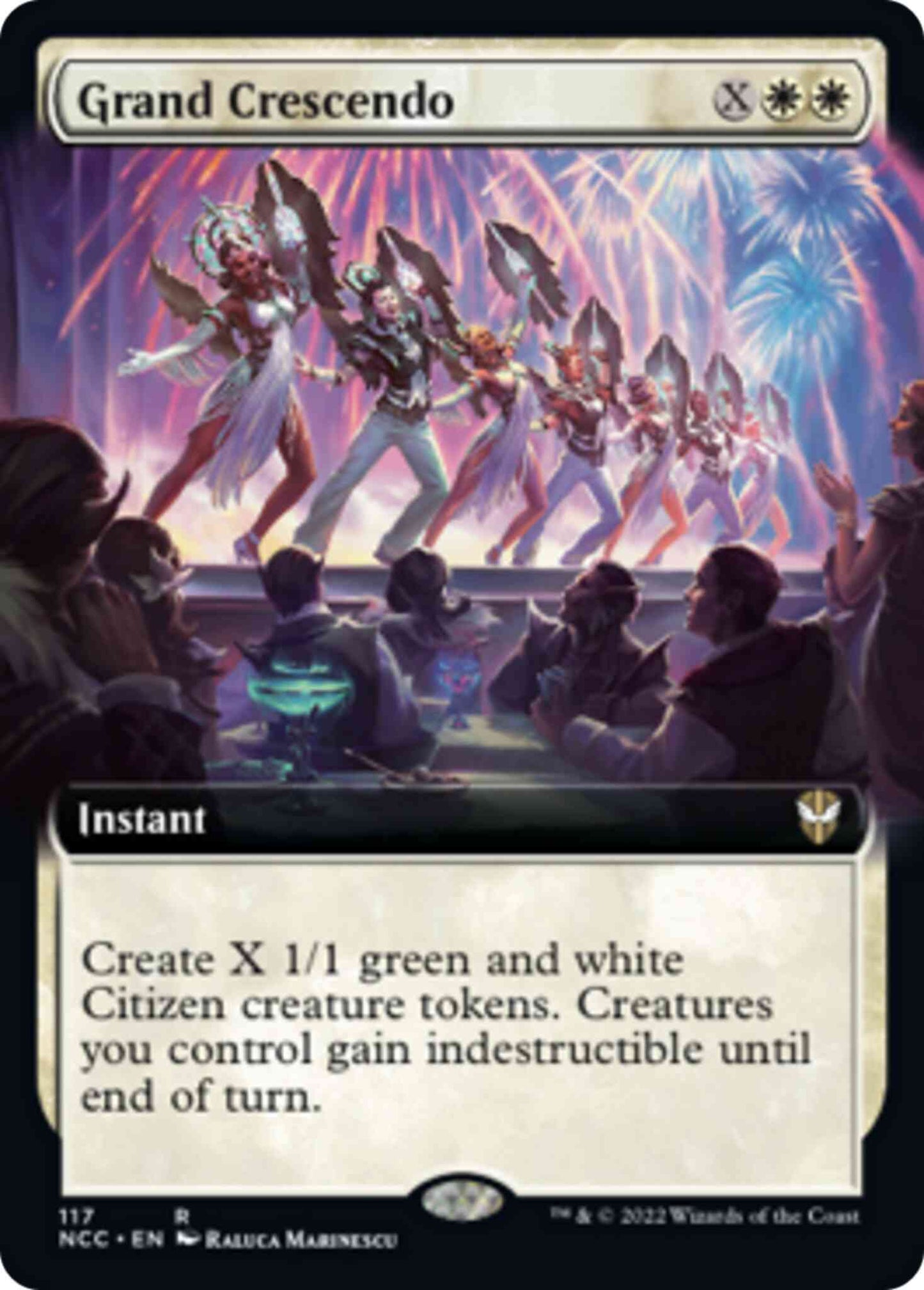 Grand Crescendo [117] [Extended Art] [Streets of New Capenna: Commander] [Non-Foil]