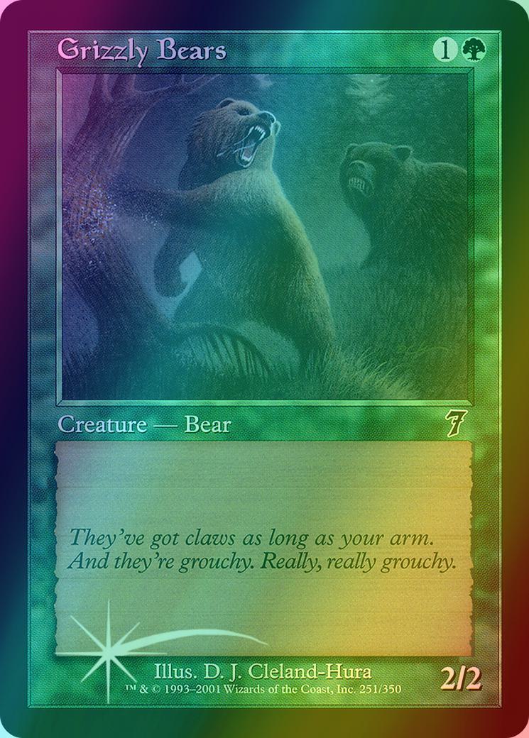Grizzly Bears [251x] [Seventh Edition] [Foil]
