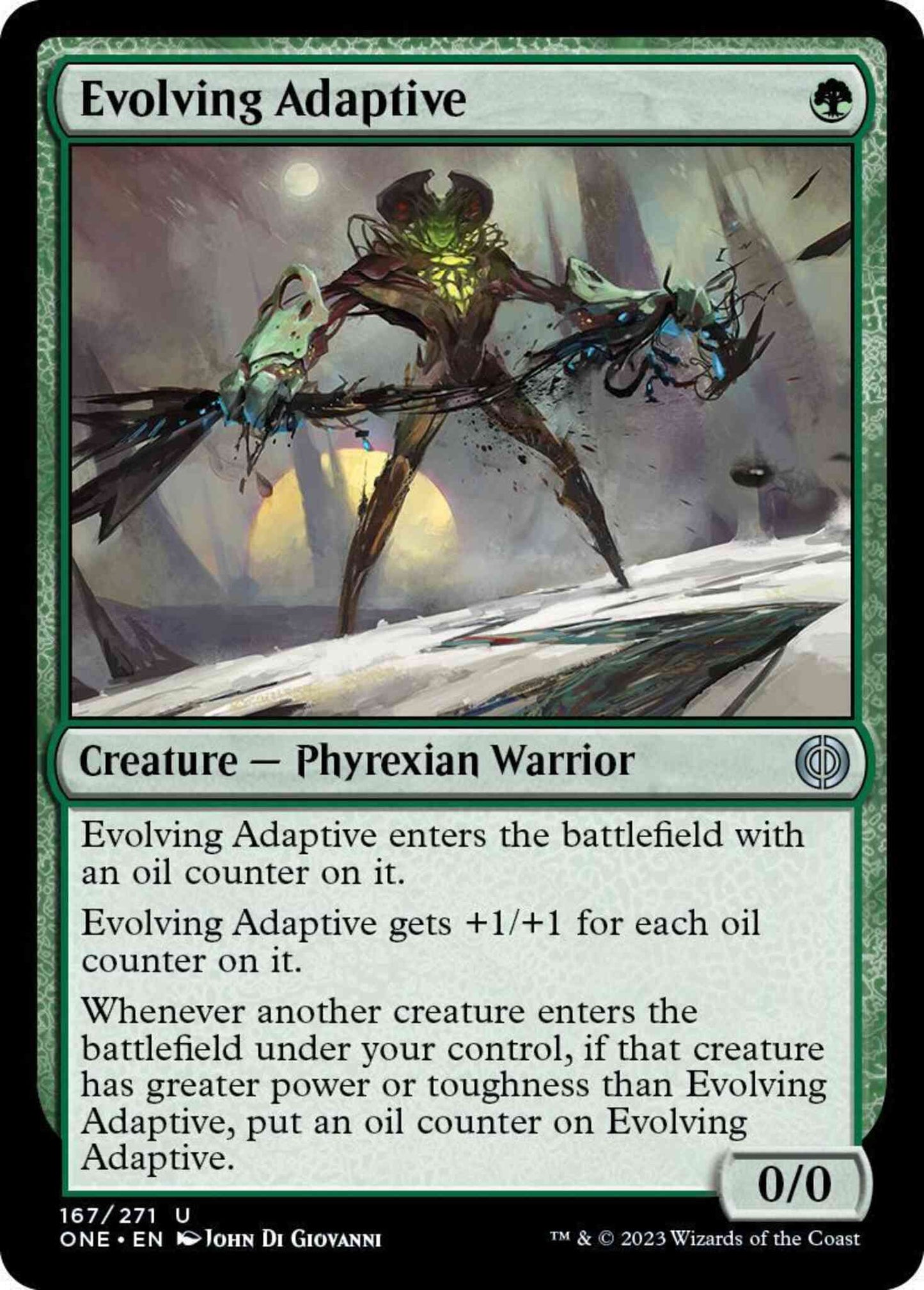 Evolving Adaptive [167] [Phyrexia: All Will Be One] [Non-Foil]