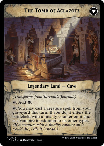 Tarrian's Journal // The Tomb of Aclazotz [126] [The Lost Caverns of Ixalan] [Non-Foil]