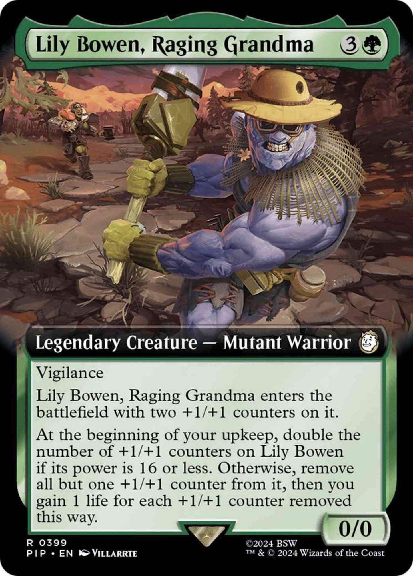 Lily Bowen, Raging Grandma [399] [Extended Art] [Fallout] [Non-Foil]