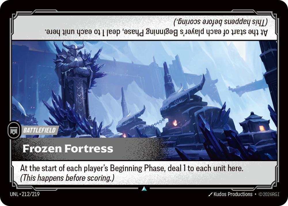 Frozen Fortress - 212/219 [Unleashed] [Non-Foil]