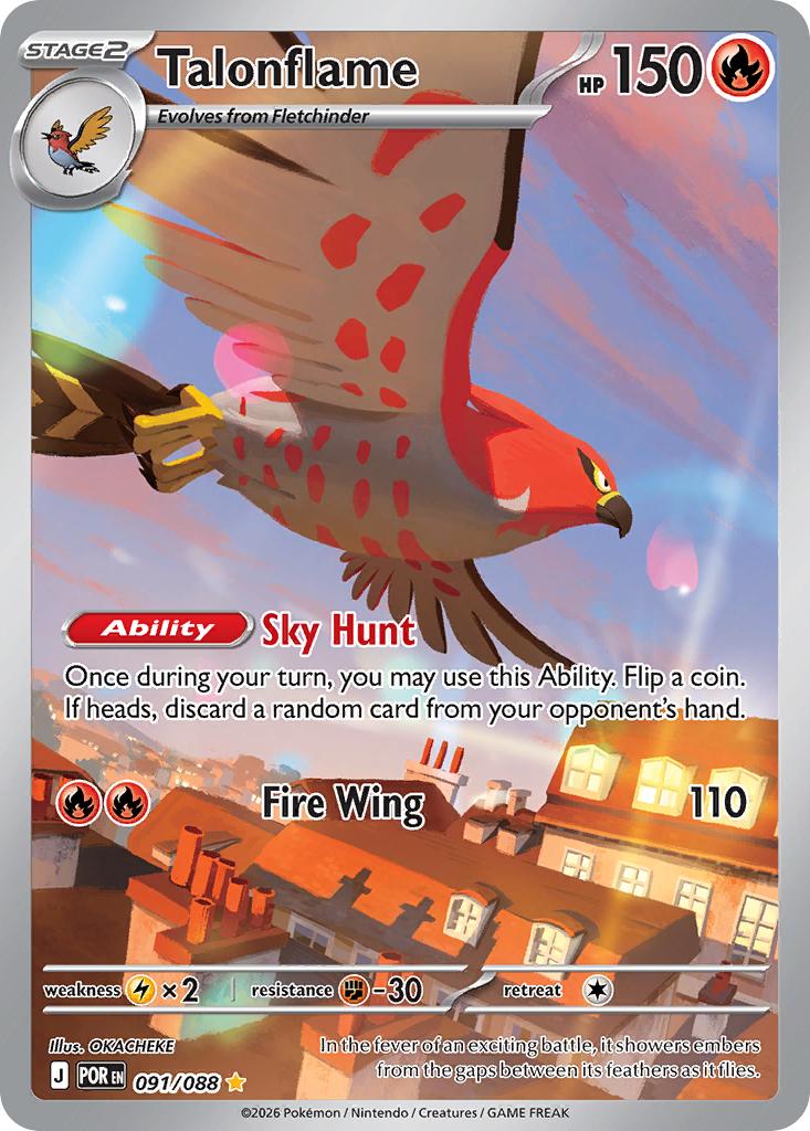 Talonflame - 091/088 - Illustration Rare [me03-091] [Ultra]