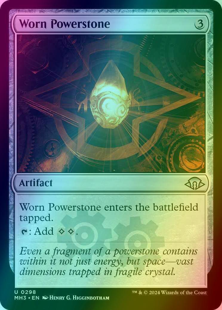 Worn Powerstone [298] [Modern Horizons 3] [Foil]