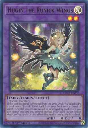 Hugin the Runick Wings - TAMA-EN037 - Ultra Rare - 1st Edition