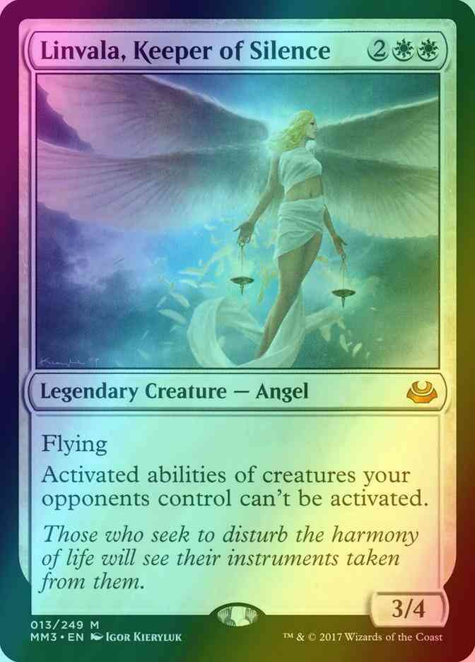 Linvala, Keeper of Silence [13] [Modern Masters 2017] [Foil]
