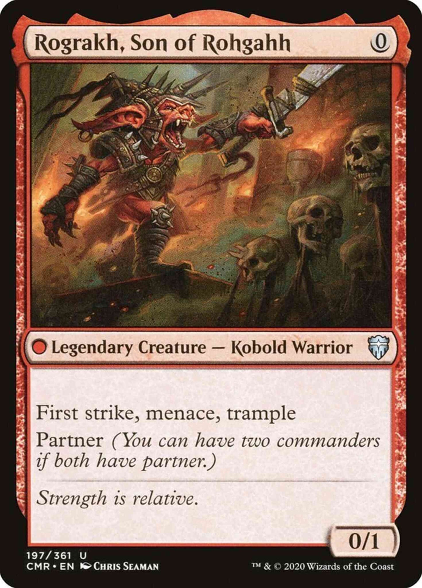 Rograkh, Son of Rohgahh [197] [Commander Legends] [Non-Foil]