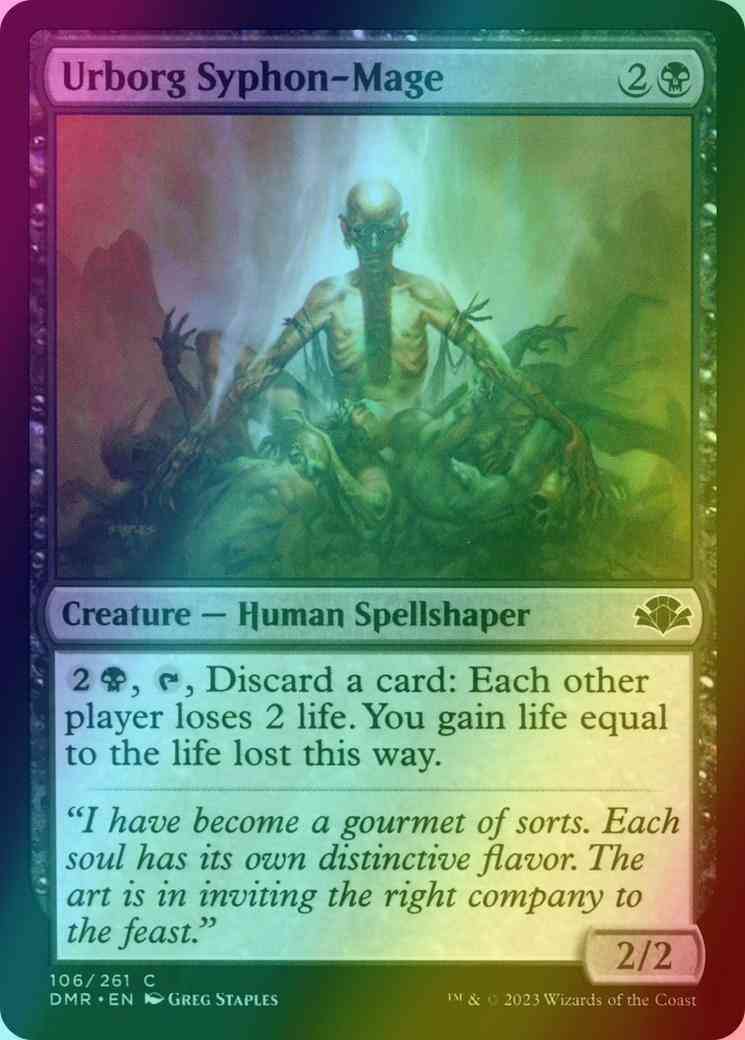 Urborg Syphon-Mage [106] [Dominaria Remastered] [Foil]
