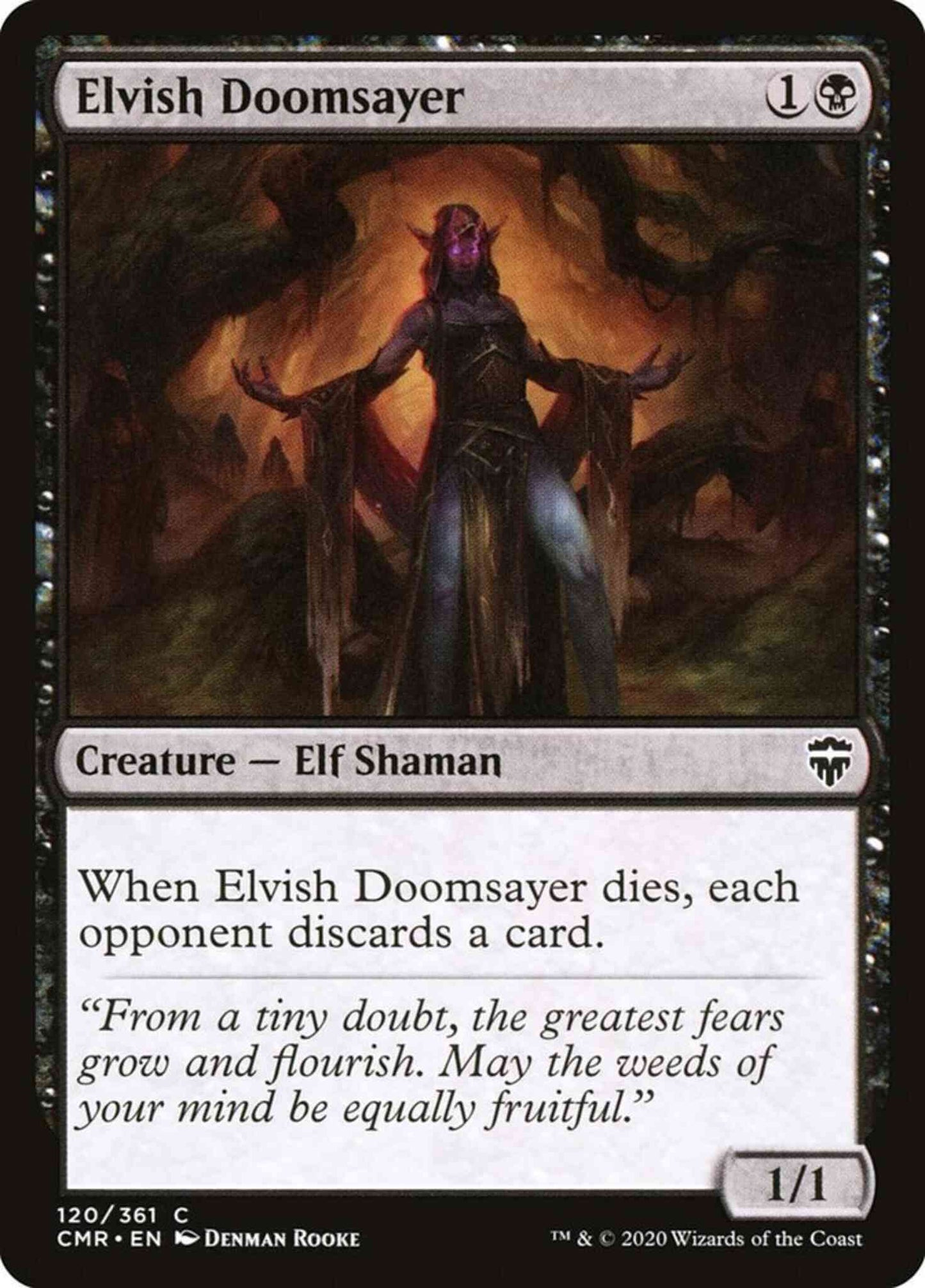 Elvish Doomsayer [120] [Commander Legends] [Non-Foil]