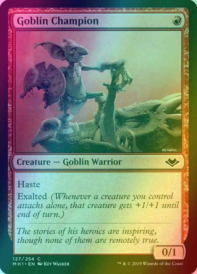 Goblin Champion [127] [Modern Horizons] [Foil]