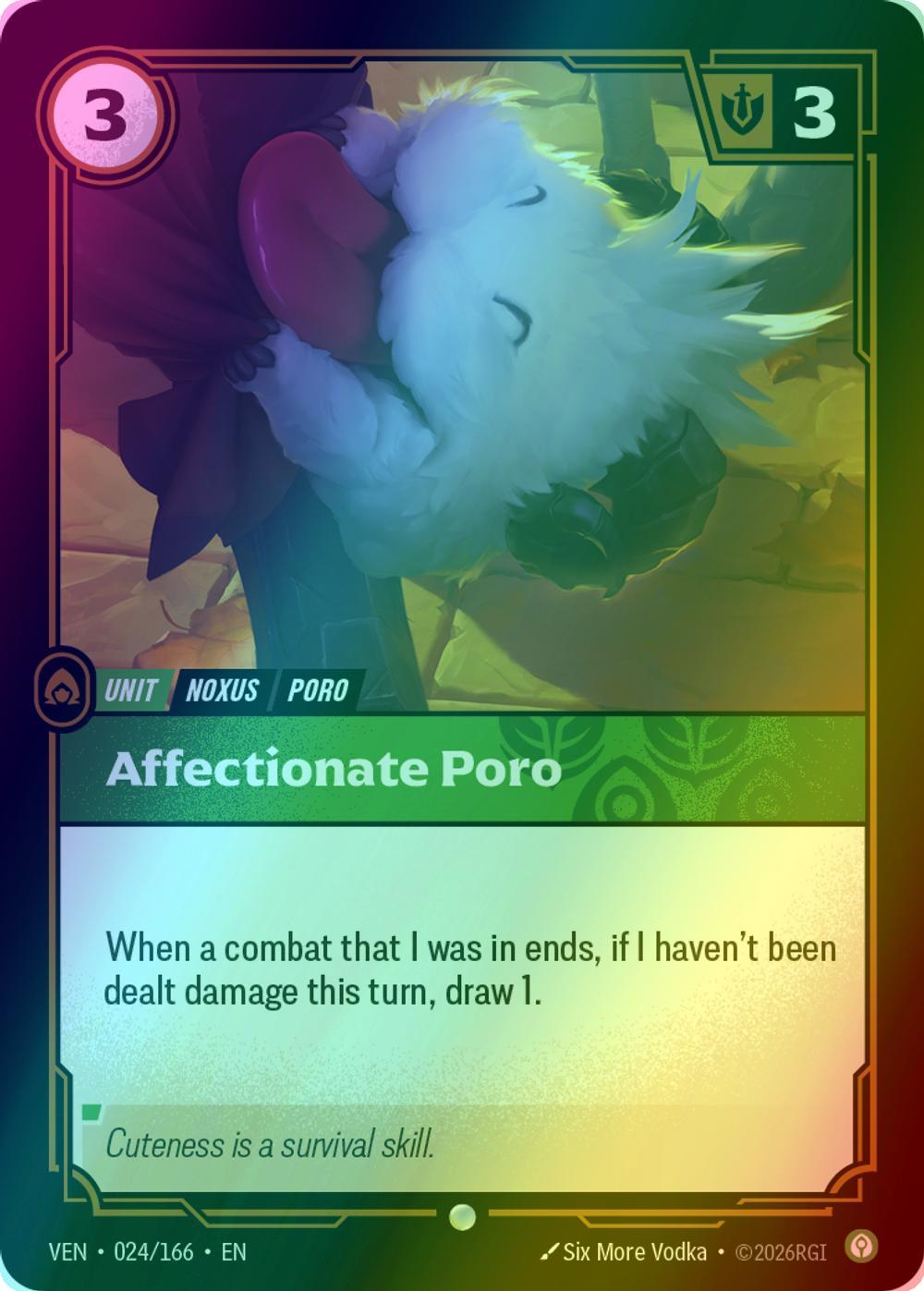Affectionate Poro - 024/166 [Vendetta] [Foil]