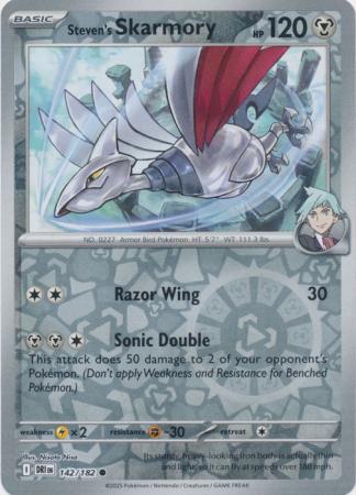 Steven's Skarmory - 142/182 - Common [sv10-142] [Reverse Holo]