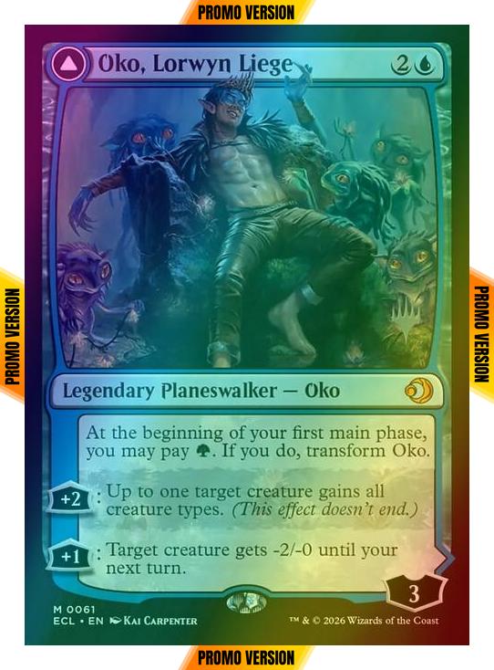Oko, Lorwyn Liege // Oko, Shadowmoor Scion [61p] [Promo Pack] [Lorwyn Eclipsed: Promos] [Foil]
