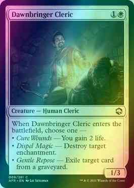 Dawnbringer Cleric [9] [Adventures in the Forgotten Realms] [Foil]